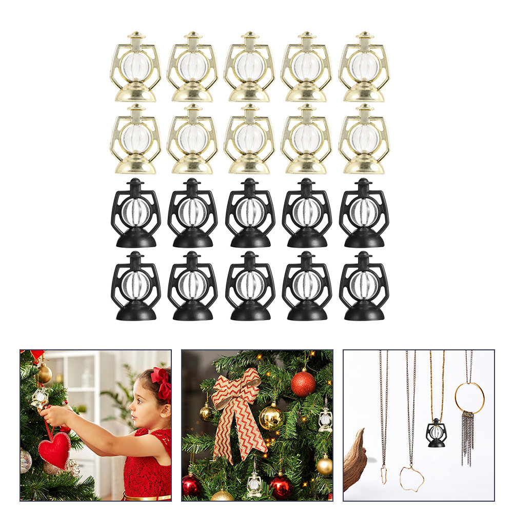 Christmas Tree Artificial - 40Pcs Retro Style Oil Lamp Pendant