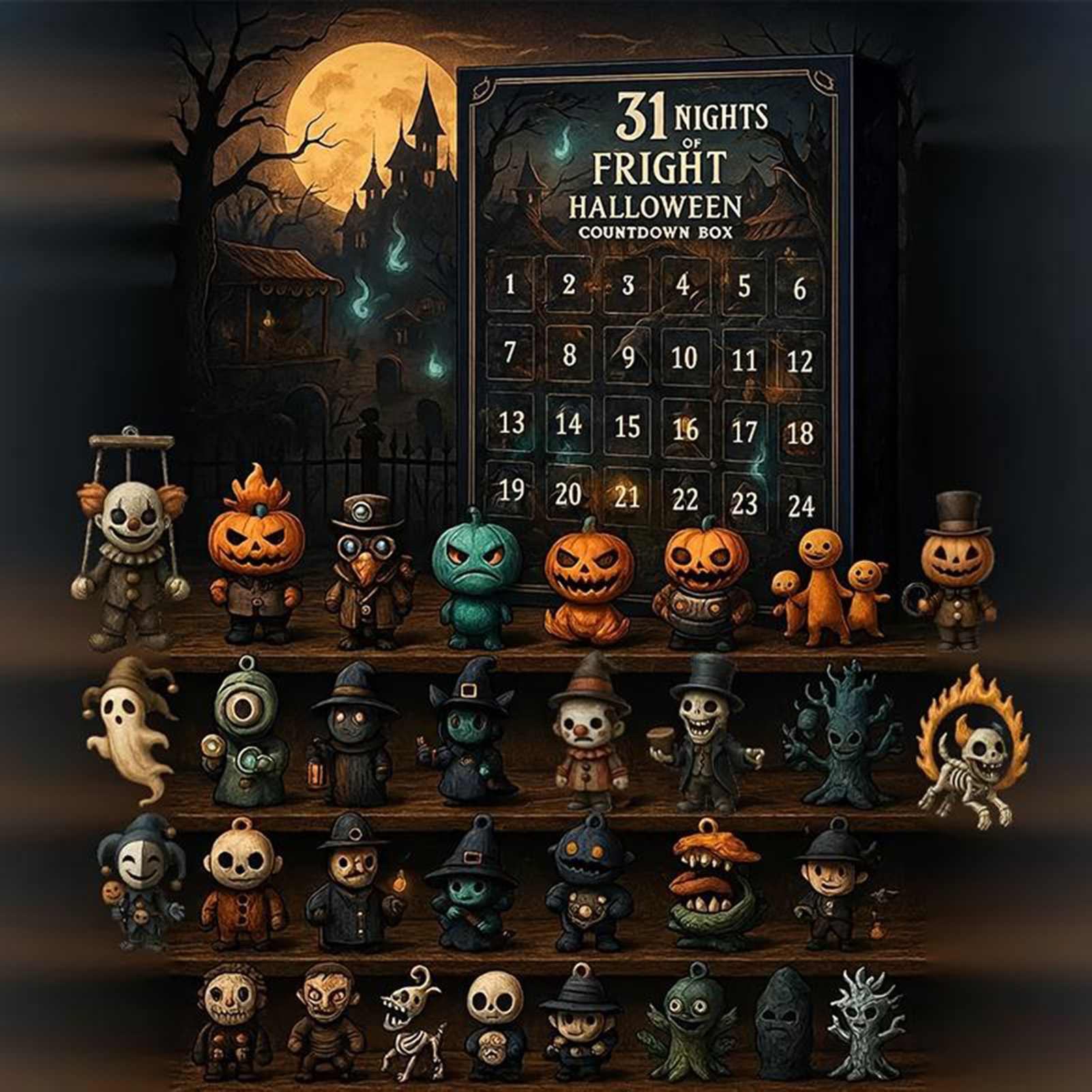 31 Nights Of Fright For Hallow - огляд і ціна Advent Calendar Gift
