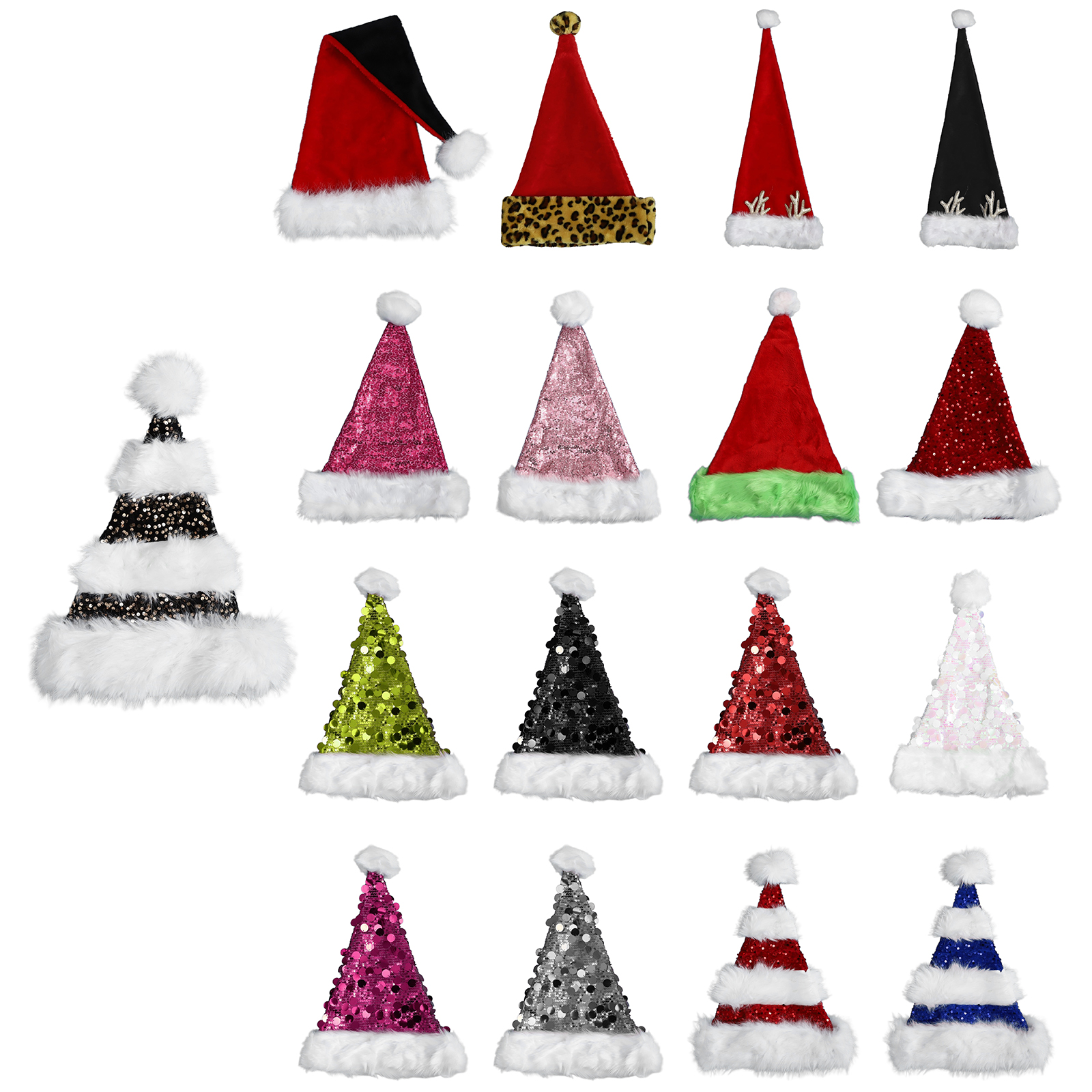Adults Christmas Santa Hat Sof - огляд і ціна Santa Hat Plush
