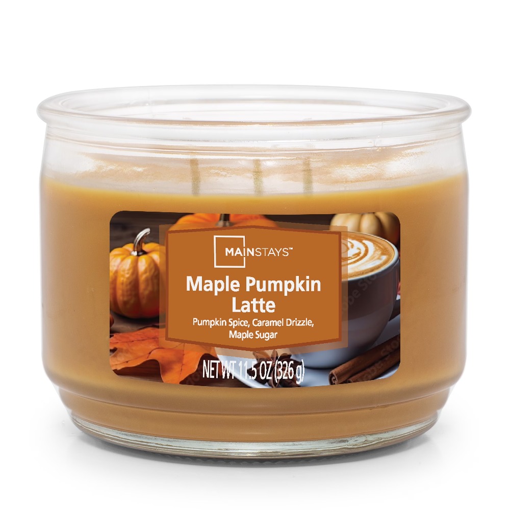 Maple Pumpkin Latte Scented Tr - огляд і ціна Holiday Candle Set