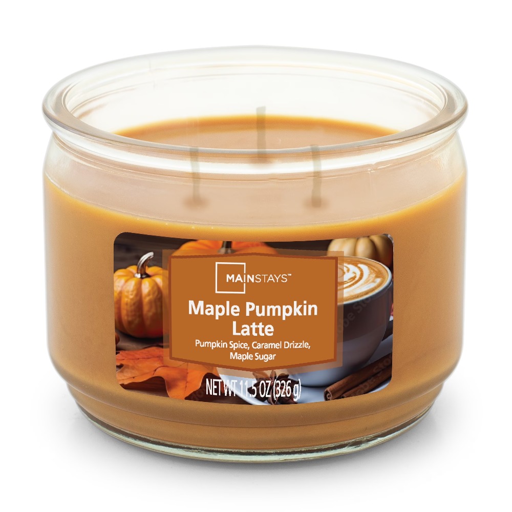 Maple Pumpkin Latte Scented Tr - огляд і ціна Holiday Candle Set