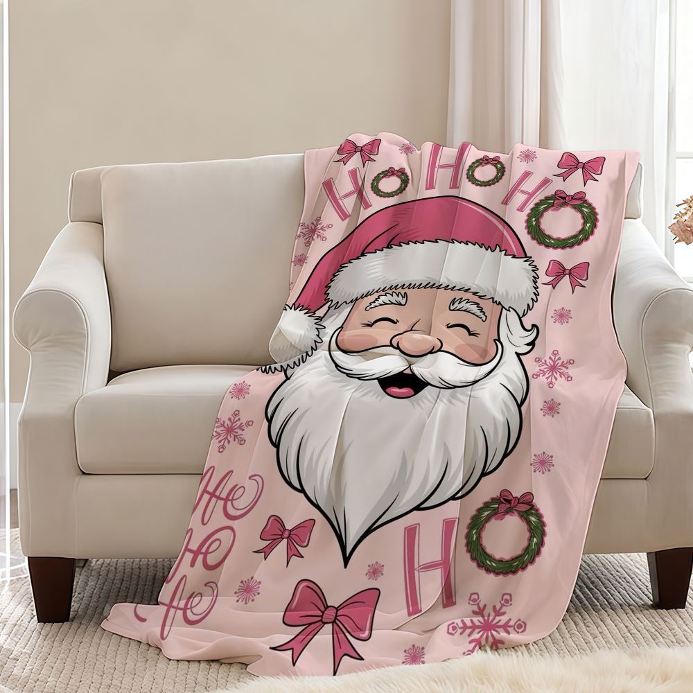 Pink Christmas Blanket Throw S - огляд і ціна Christmas Throw Blanket