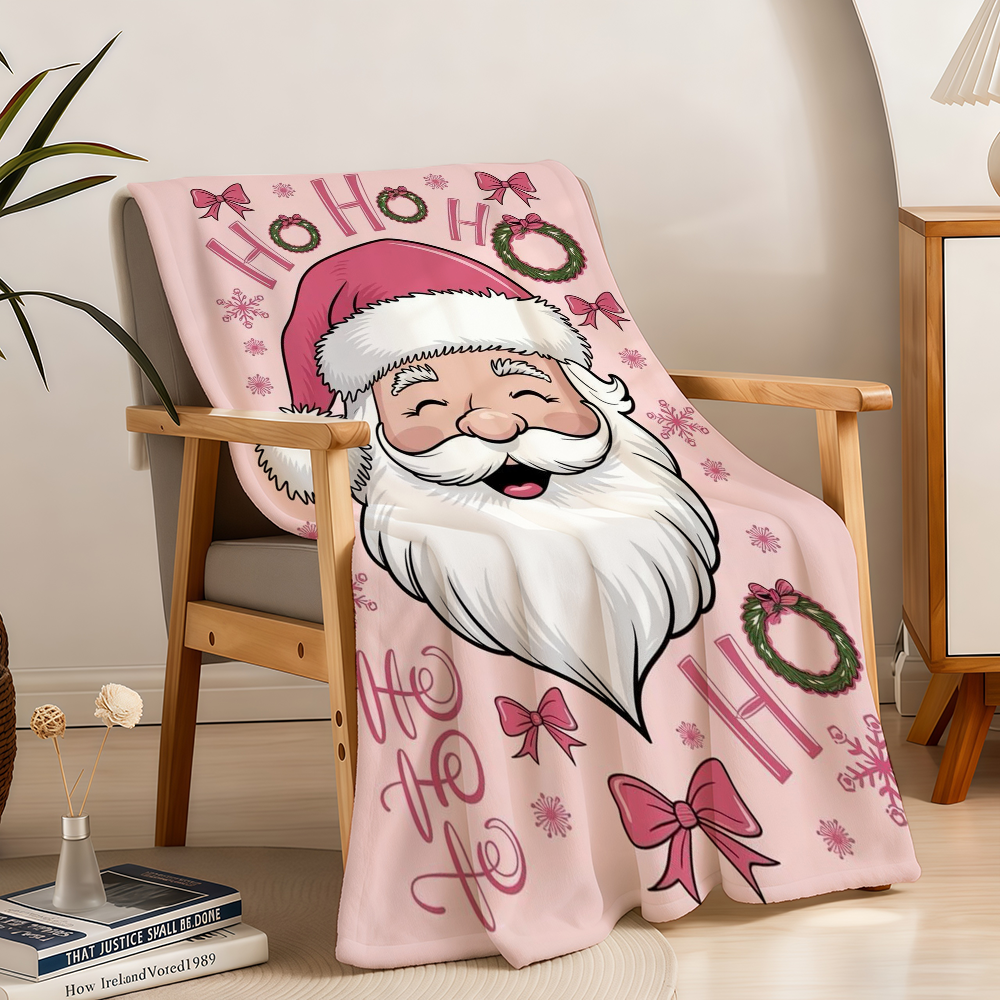 Pink Christmas Blanket Throw S - огляд і ціна Christmas Throw Blanket