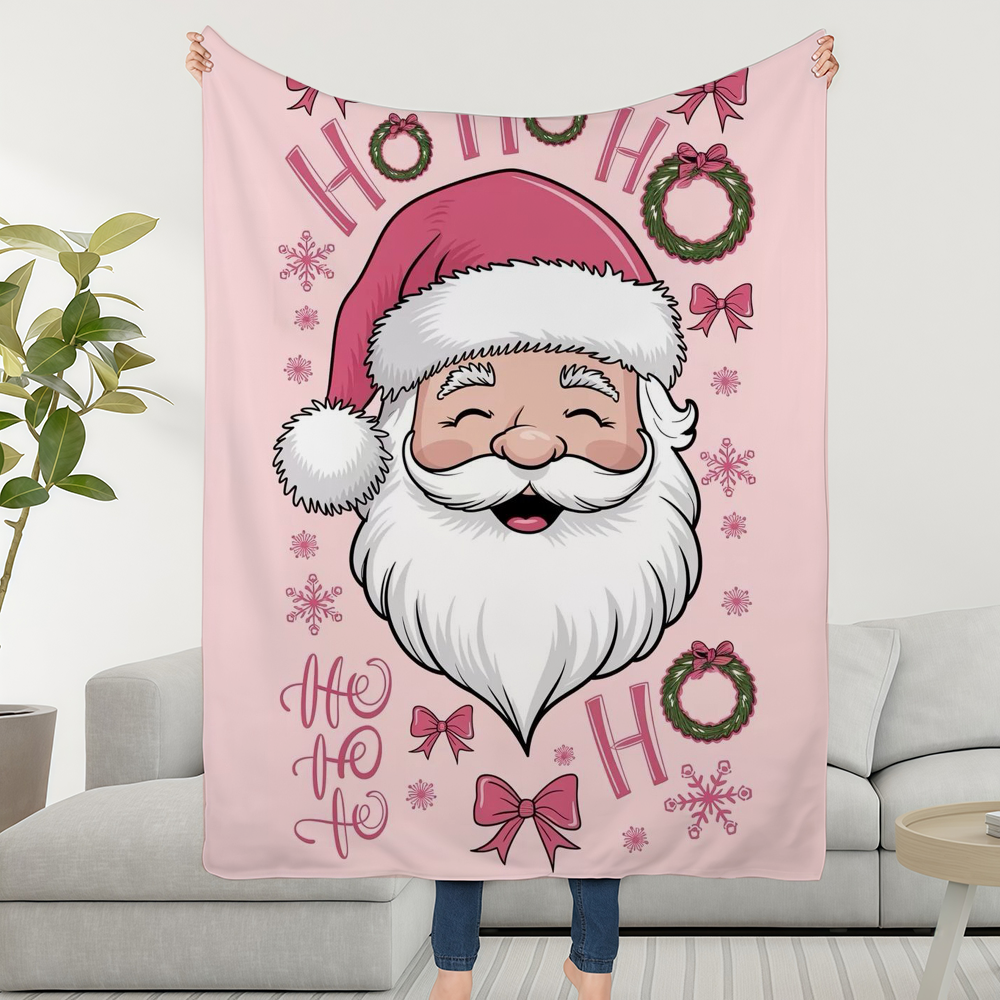 Pink Christmas Blanket Throw S - огляд і ціна Christmas Throw Blanket