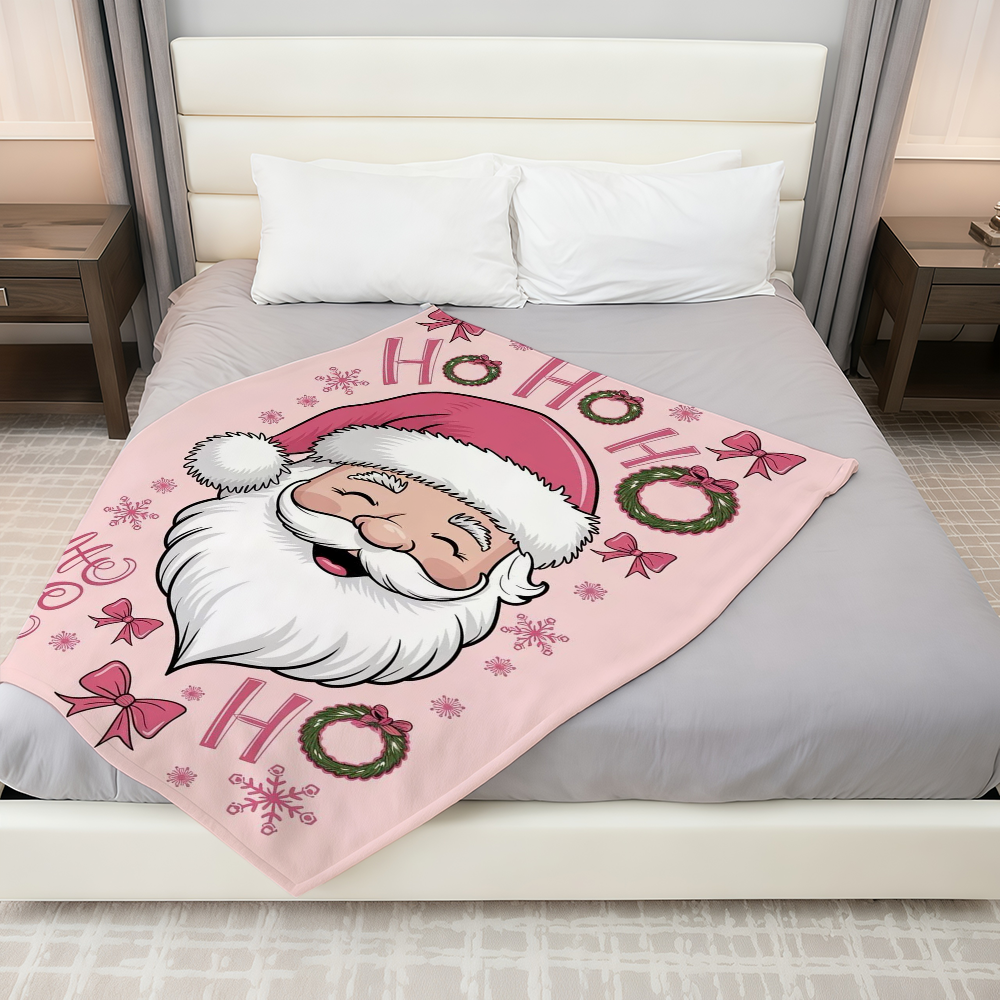 Pink Christmas Blanket Throw S - огляд і ціна Christmas Throw Blanket