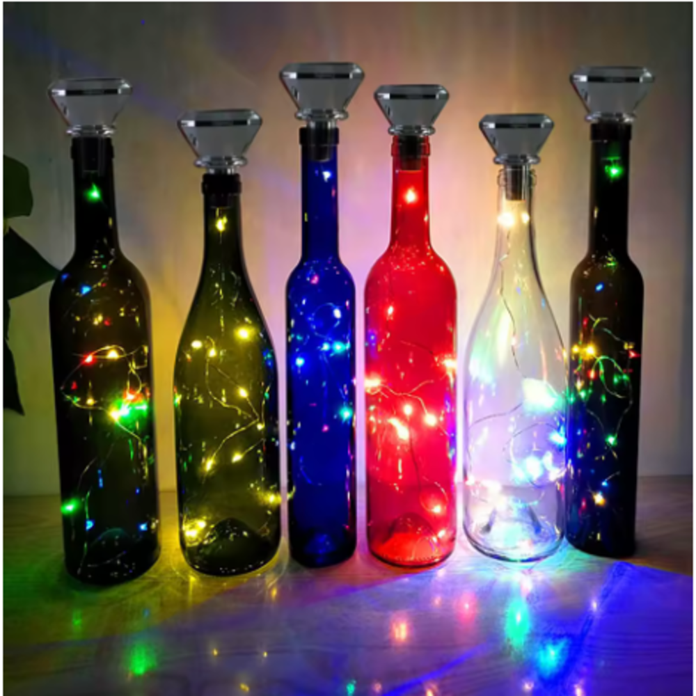 Solar Powered Bottle Stopper S - огляд і ціна Led Fairy String Lights