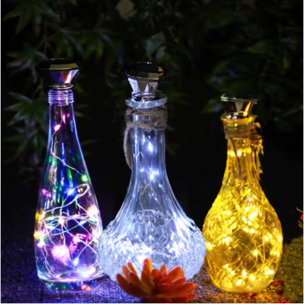 Solar Powered Bottle Stopper S - огляд і ціна Led Fairy String Lights