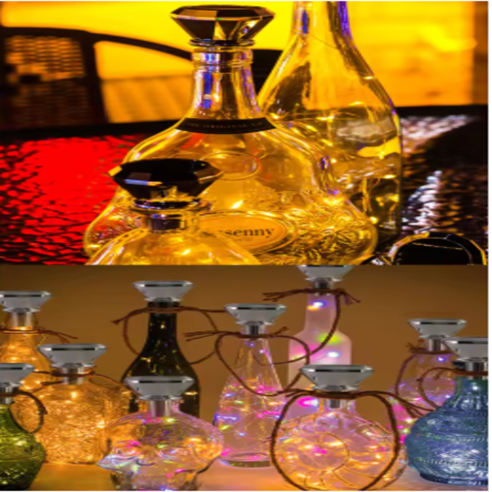 Solar Powered Bottle Stopper S - огляд і ціна Led Fairy String Lights