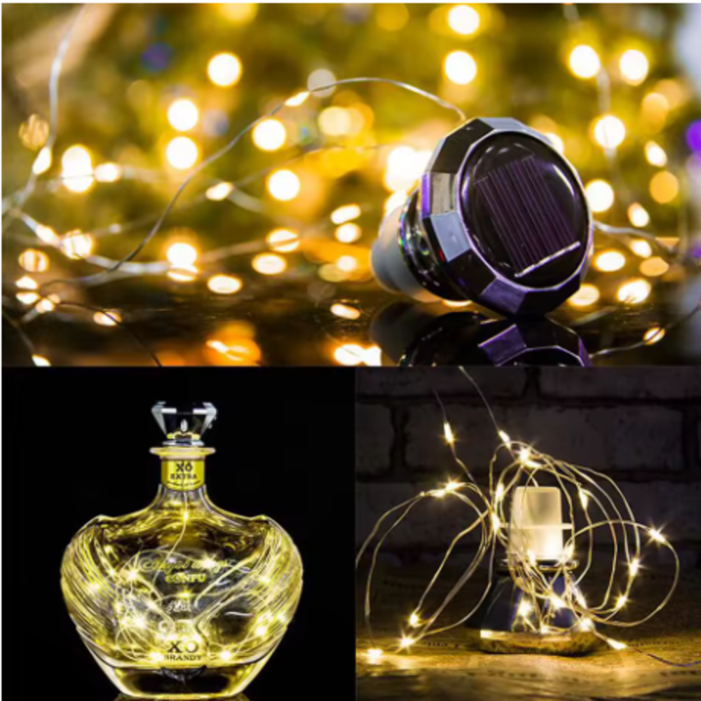 Solar Powered Bottle Stopper S - огляд і ціна Led Fairy String Lights