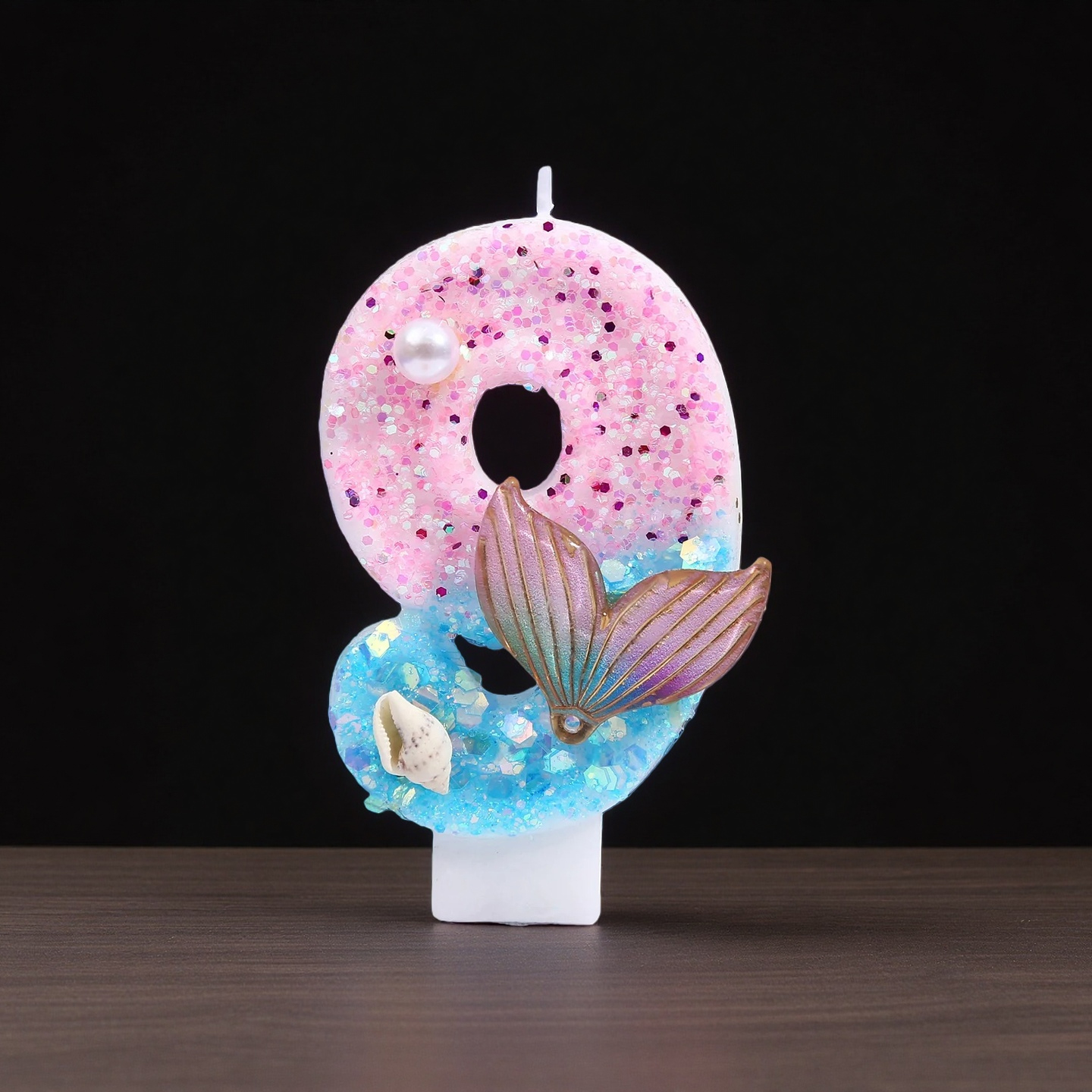 Gradient Blue Shell Pearl Crea - огляд і ціна Holiday Candle Set