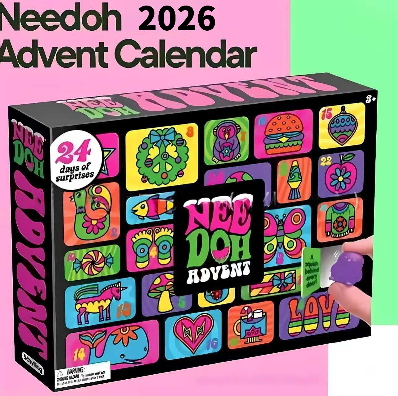 Nee Doh Advent Calendar 24Pcs  - огляд і ціна Advent Calendar Gift