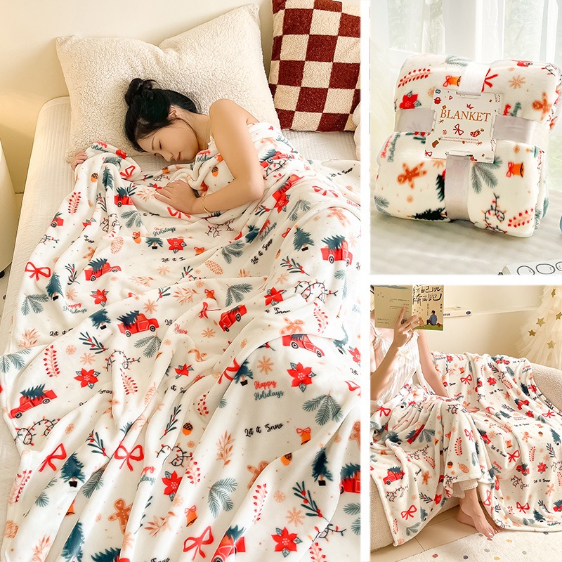 70x100cm Christmas Thickened F - огляд і ціна Christmas Throw Blanket
