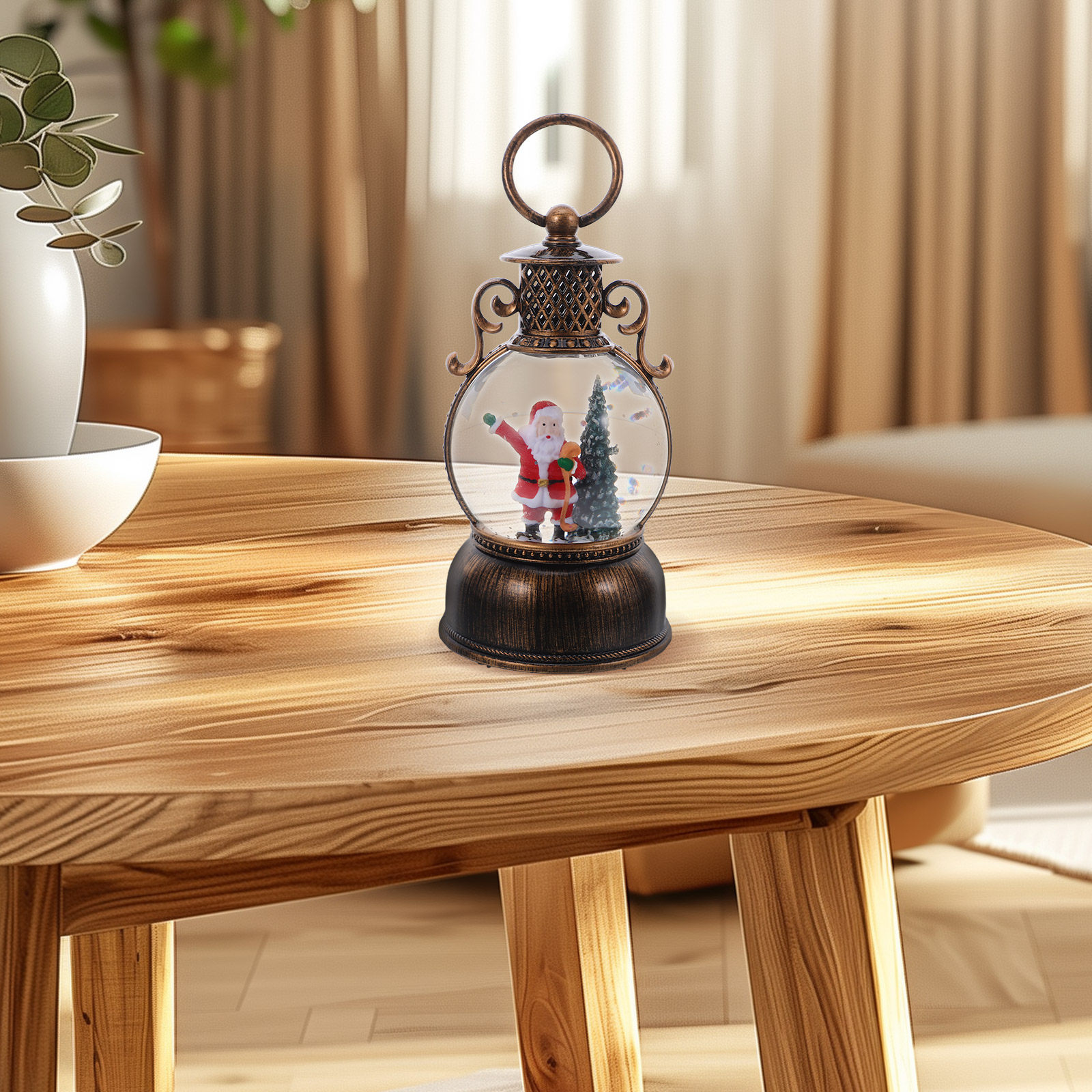 Lighted Christmas Snow Globe L - огляд і ціна Snow Globe Musical