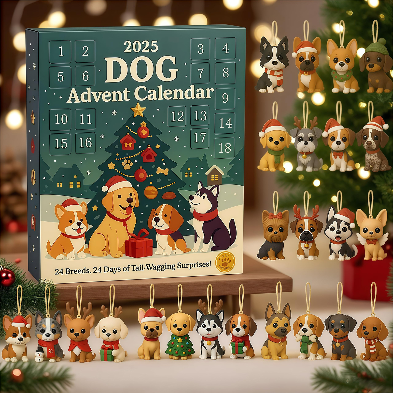 Cat Lovers 24 Days Christmas A - огляд і ціна Advent Calendar Gift