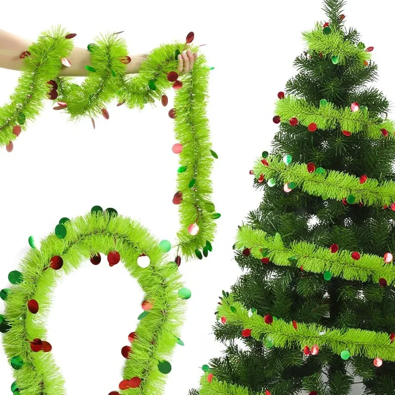 2M Length Christmas Tinsel Gar - огляд і ціна Tinsel Garland Decoration