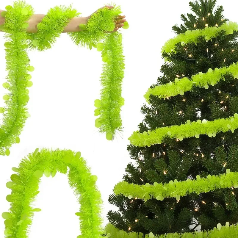2M Length Christmas Tinsel Gar - огляд і ціна Tinsel Garland Decoration