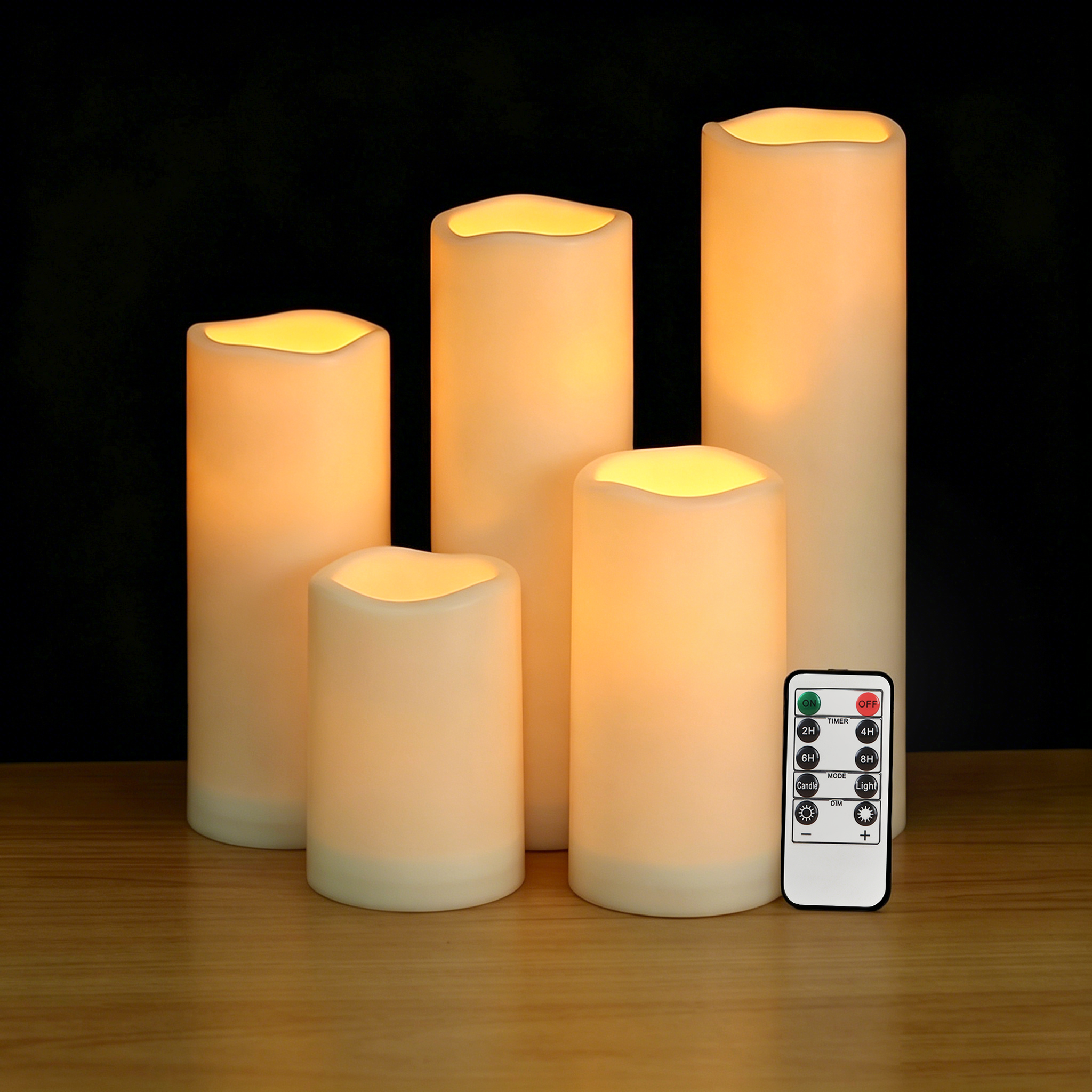 Flameless LED Pillar Candle Wa - огляд і ціна Christmas Lights Outdoor