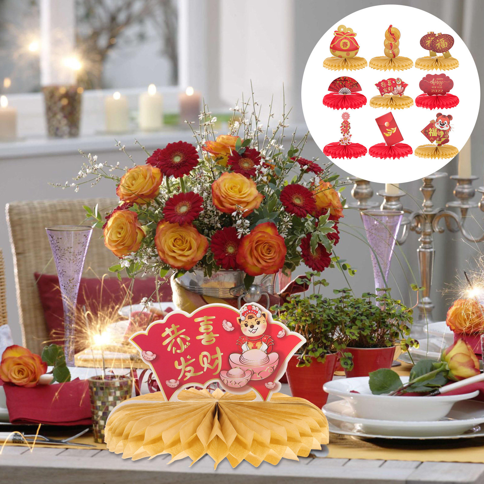 9Pcs Honeycomb Ball Party Deco - огляд і ціна Ornament Ball Set