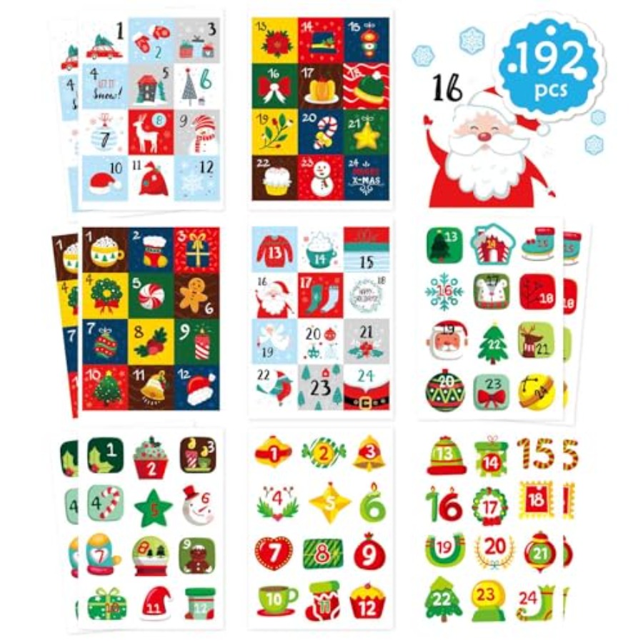16 Sheets Christmas Advent Cal - огляд і ціна Advent Calendar Gift