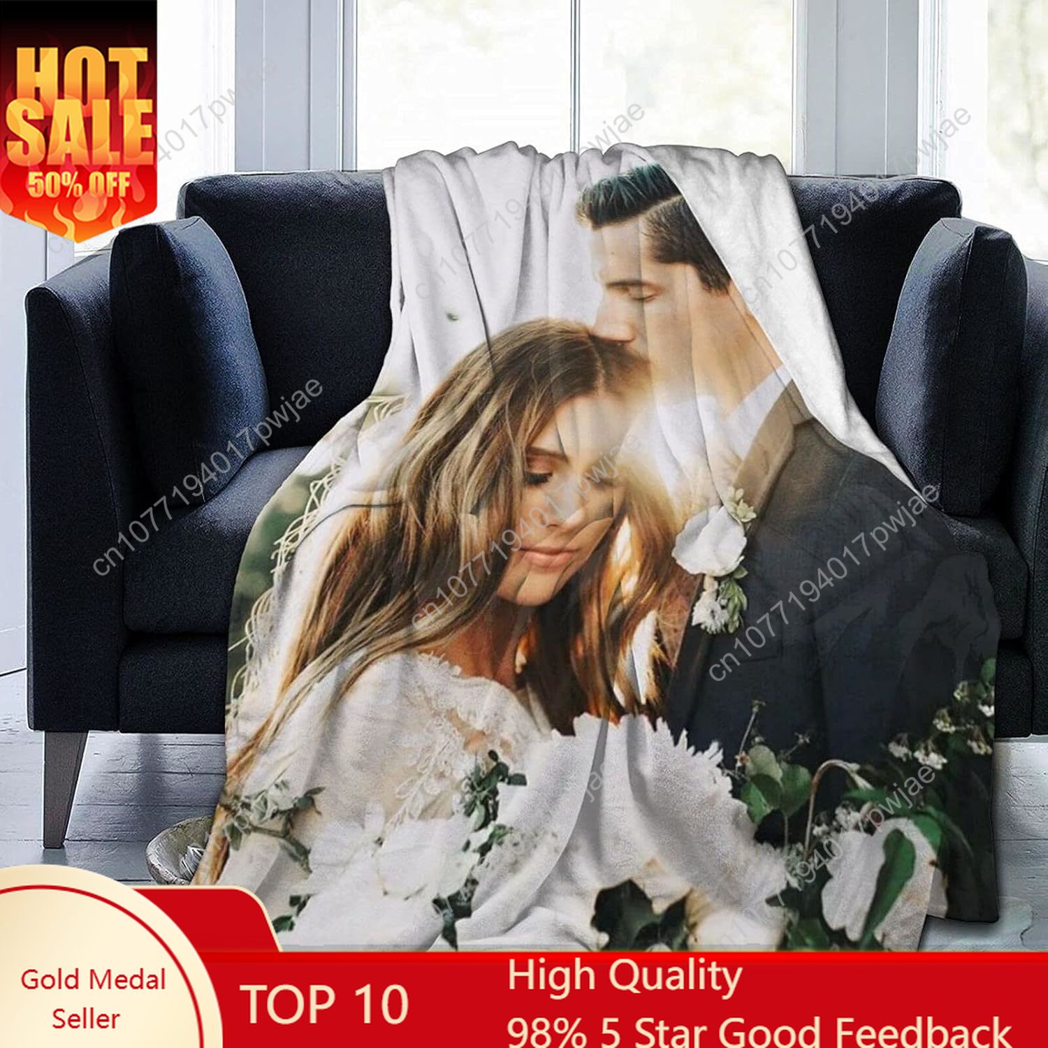 Custom Blanket with Photos Tex - огляд і ціна Christmas Throw Blanket