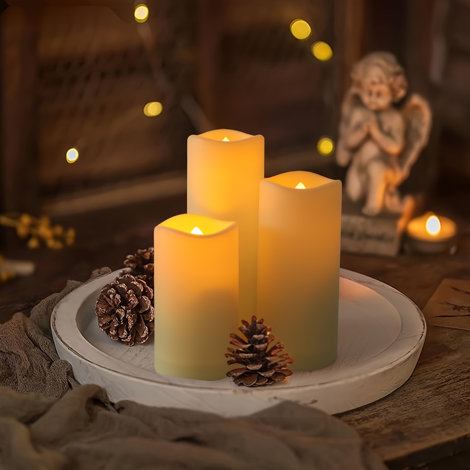 72-Piece Flameless Flickering  - огляд і ціна Holiday Candle Set