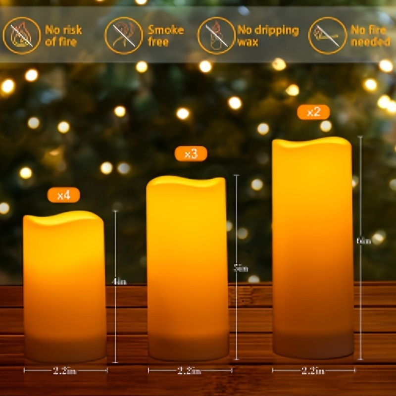 72-Piece Flameless Flickering  - огляд і ціна Holiday Candle Set
