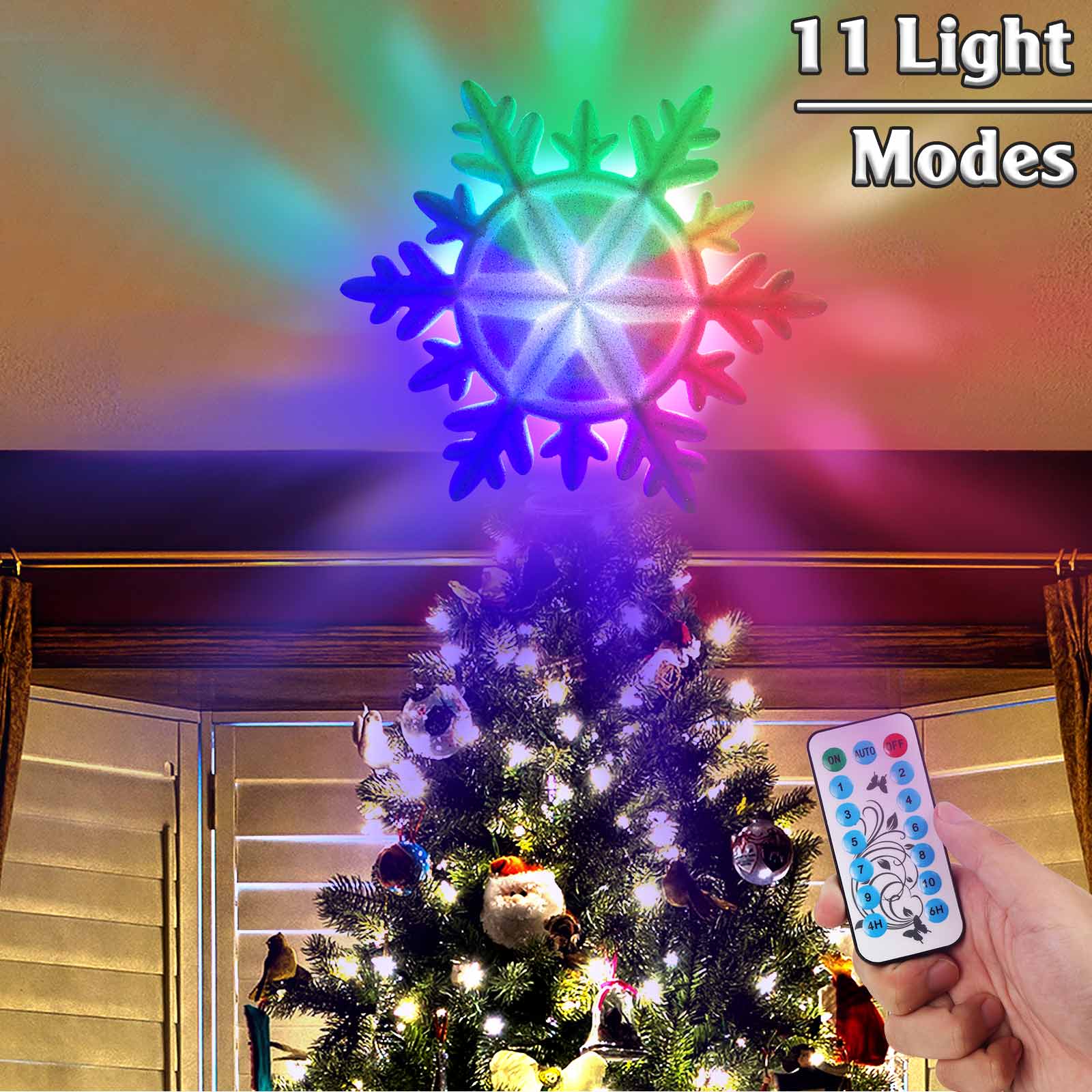 OurWarm Lighted Christmas Tree - огляд і ціна Star Tree Topper
