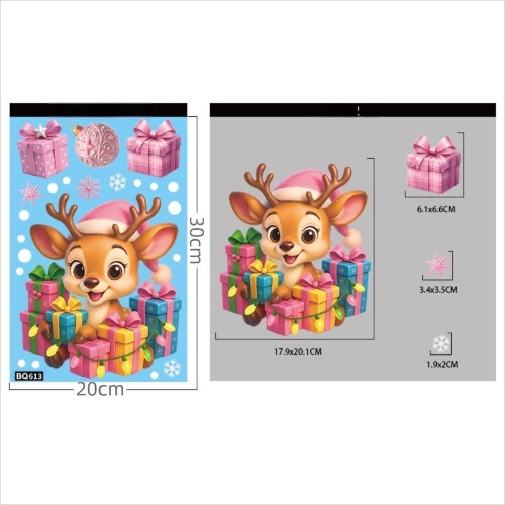 Cartoon PVC Window Stickers Sn - огляд і ціна Snowflake Window Decal