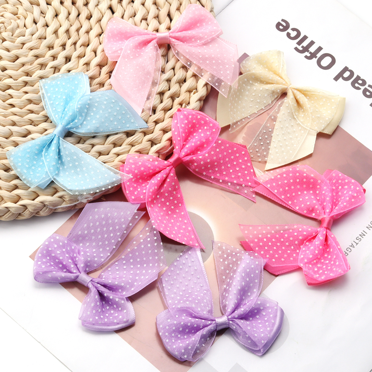 10Pcs/lot Satin Ribbon Bows Pr - огляд і ціна Ribbon Bow Gift