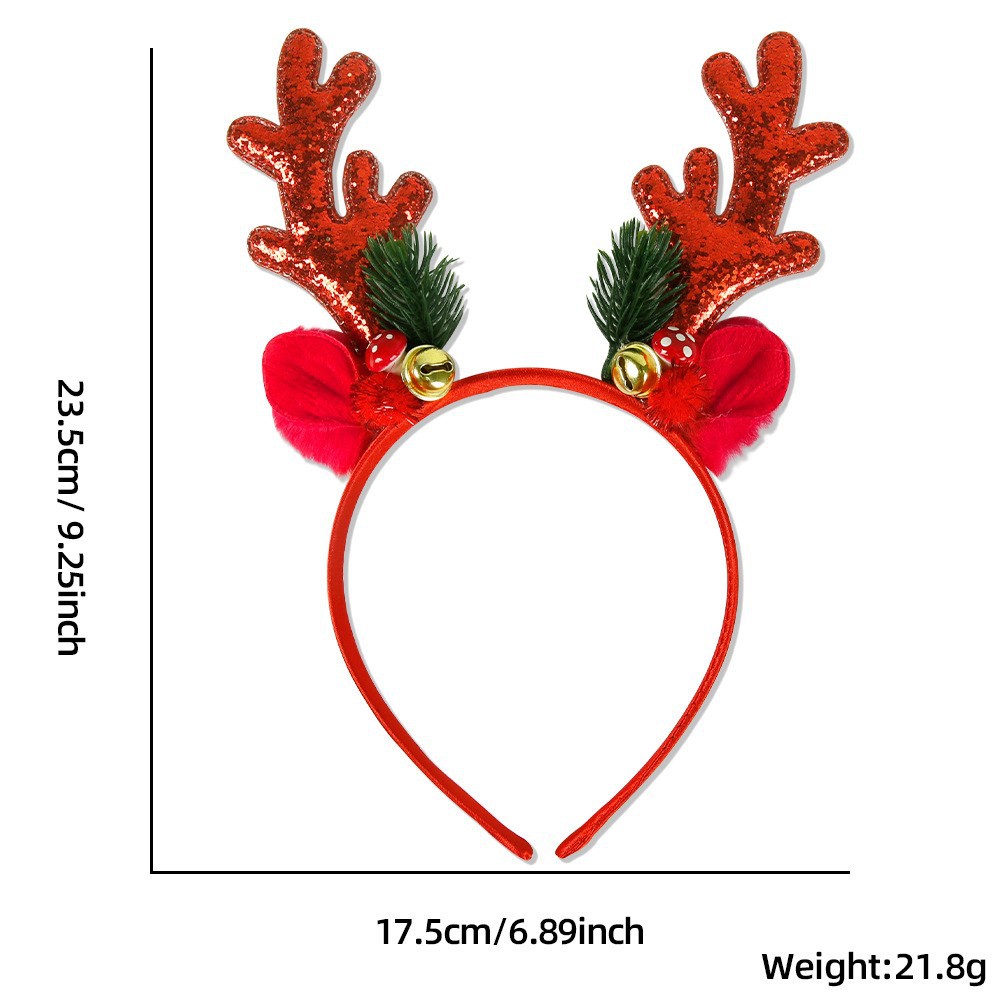 1 Piece/5Pcs Funny Santa Claus - огляд і ціна Reindeer Antlers Headband