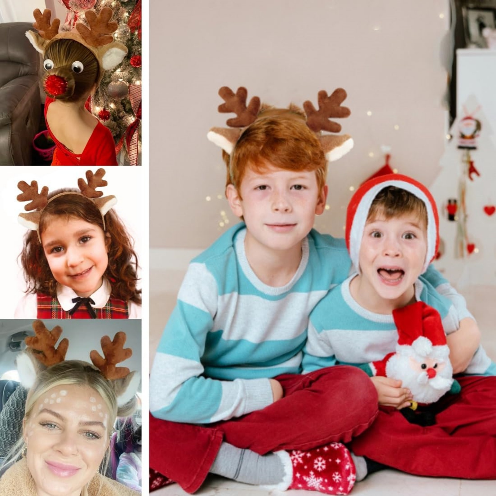 1PC Christmas Reindeer Antlers - огляд і ціна Reindeer Antlers Headband