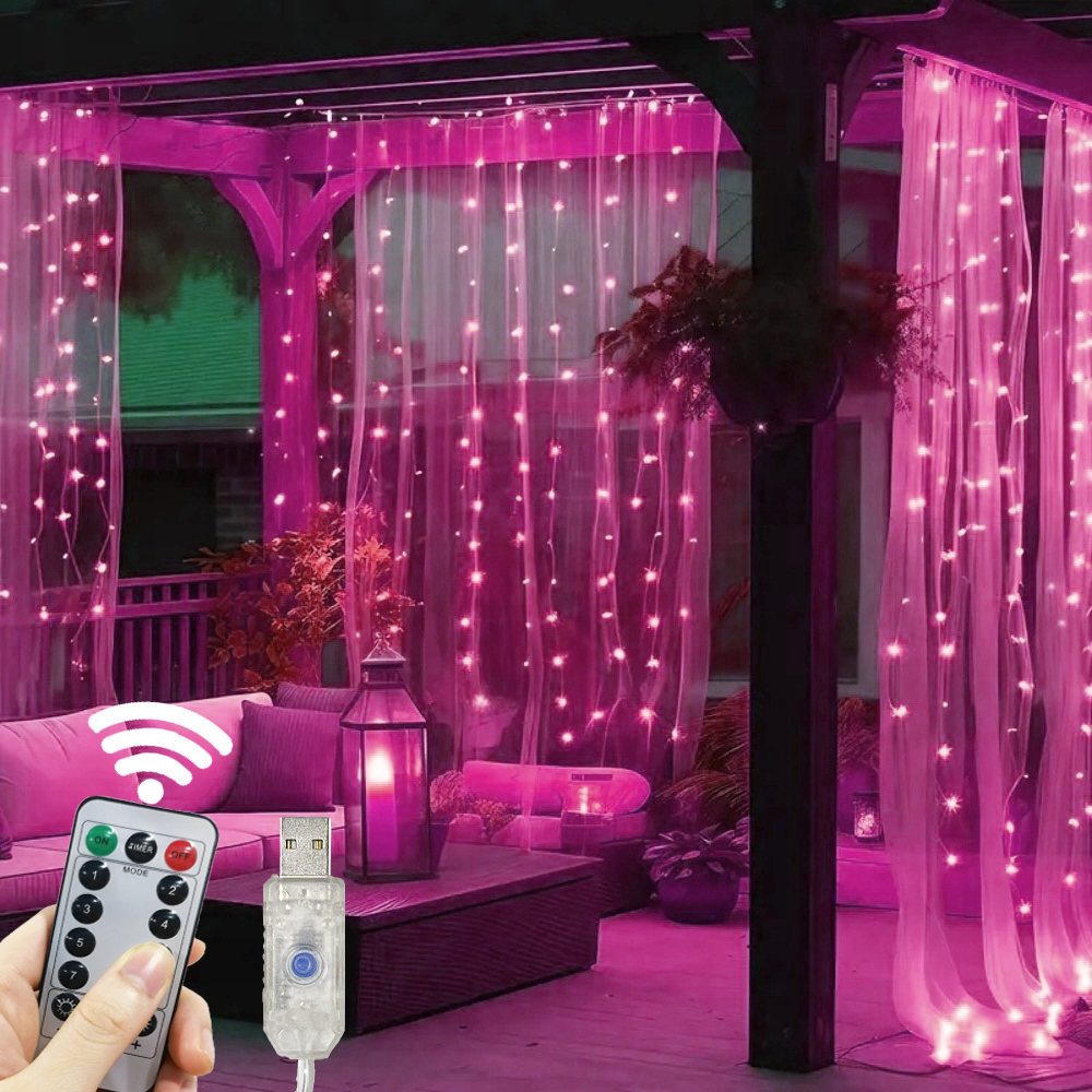 LED Curtain String Lights Garl - огляд і ціна Led Fairy String Lights