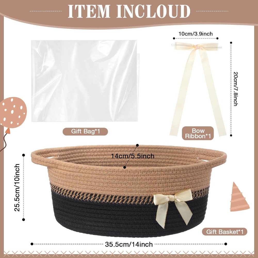 Woven Basket for Gift Empty wi - огляд і ціна Gift Box Wrap Set