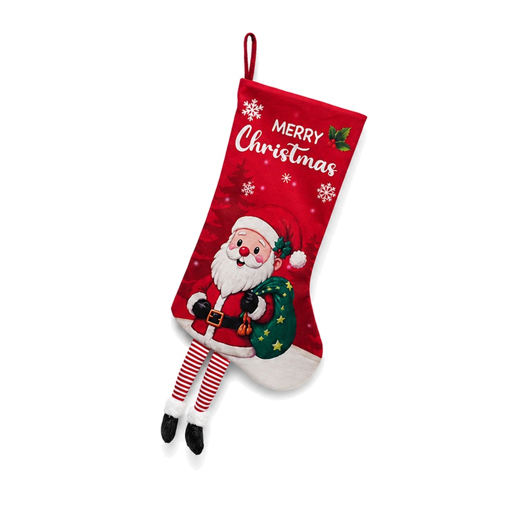 Christmas Stocking Decor Long  - огляд і ціна Christmas Stocking Hanging
