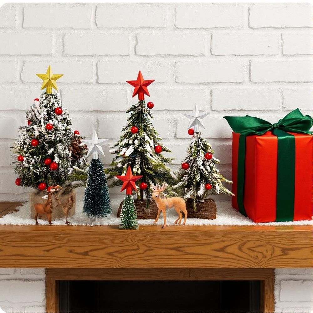 6cm Mini Christmas Tree Topper - огляд і ціна Star Tree Topper