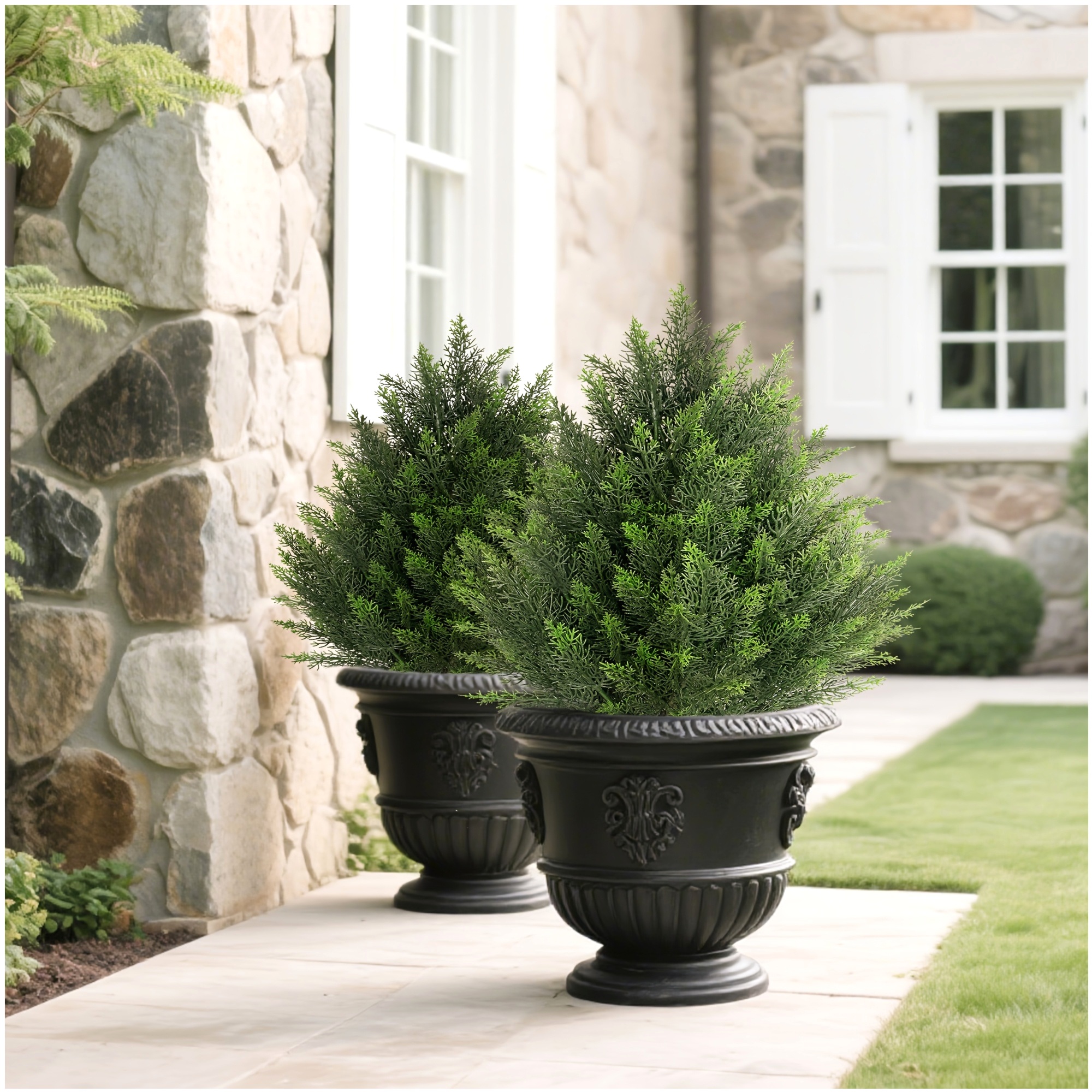 Artificial Cedar Topiary Tree  - огляд і ціна Christmas Tree Artificial