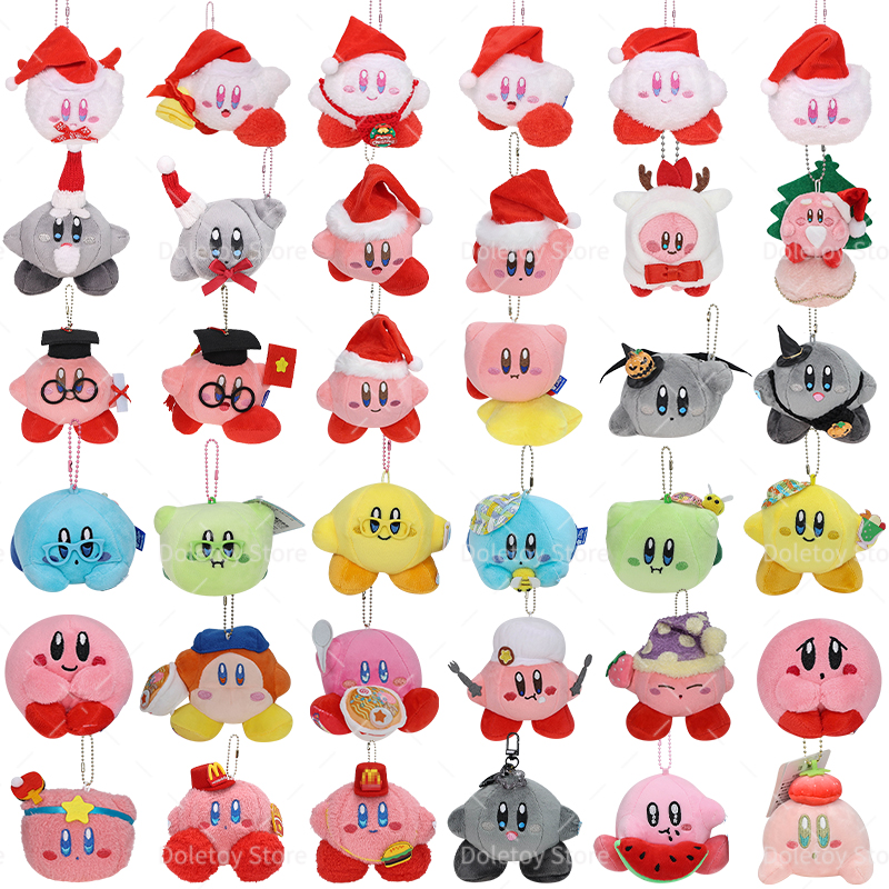 36 Styles Kirby Keychain Plush - огляд і ціна Santa Hat Plush