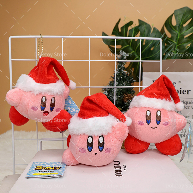 36 Styles Kirby Keychain Plush - огляд і ціна Santa Hat Plush