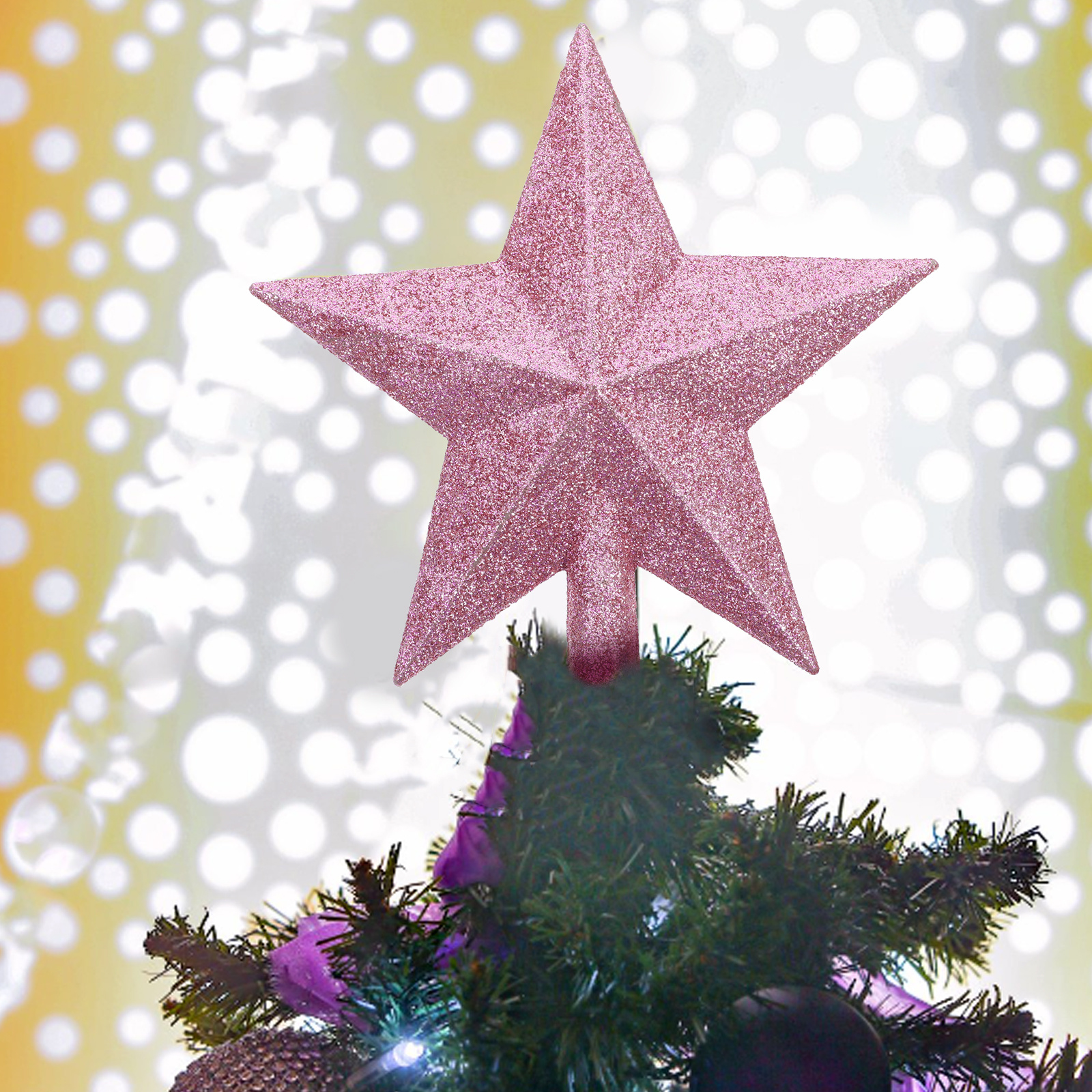 10Pcs Christmas Tree Star Topp - огляд і ціна Star Tree Topper