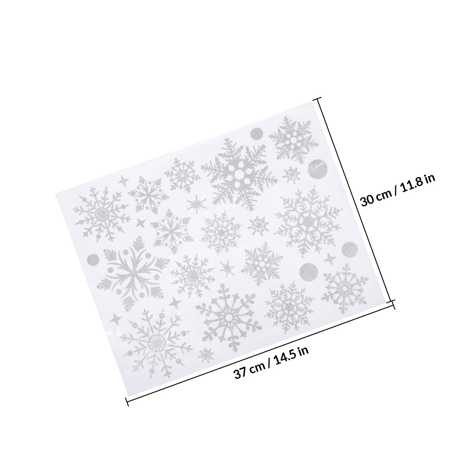 White Snowflake Decals Window  - огляд і ціна Snowflake Window Decal