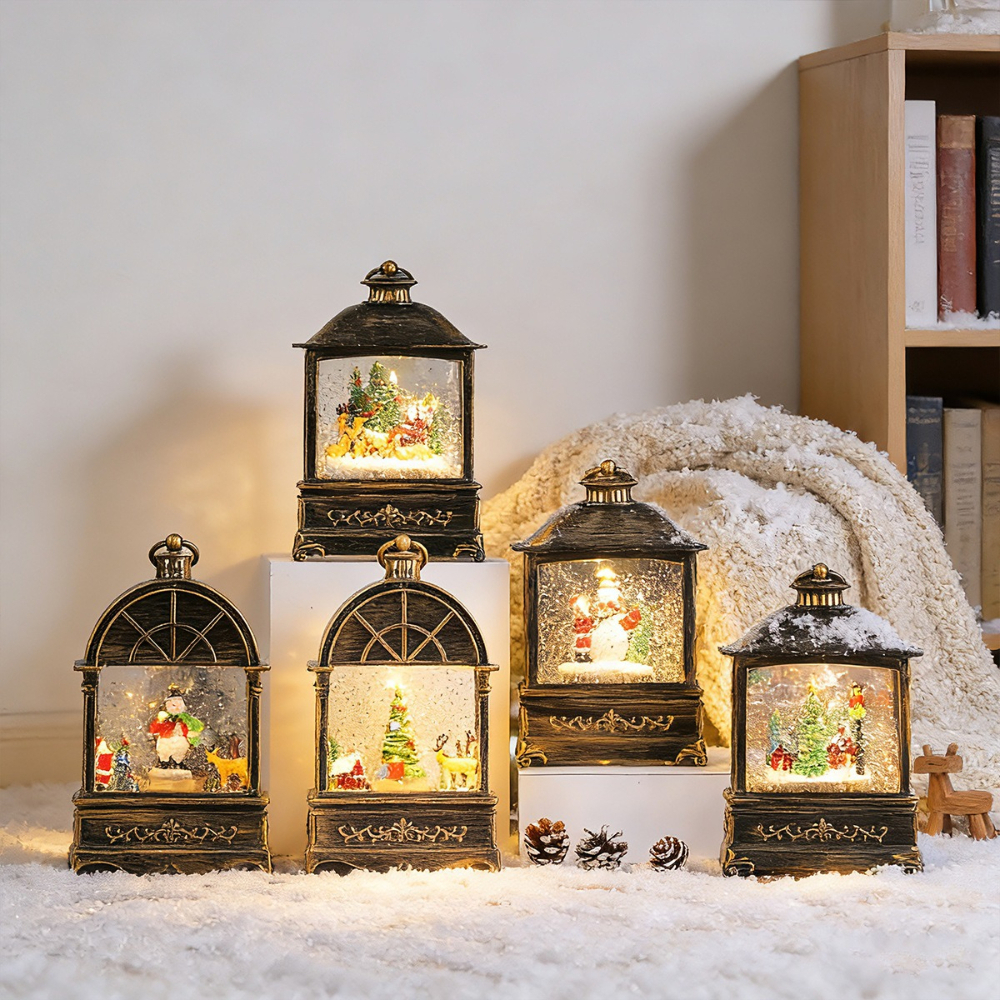 Christmas Snow Globe Lantern M - огляд і ціна Snow Globe Musical