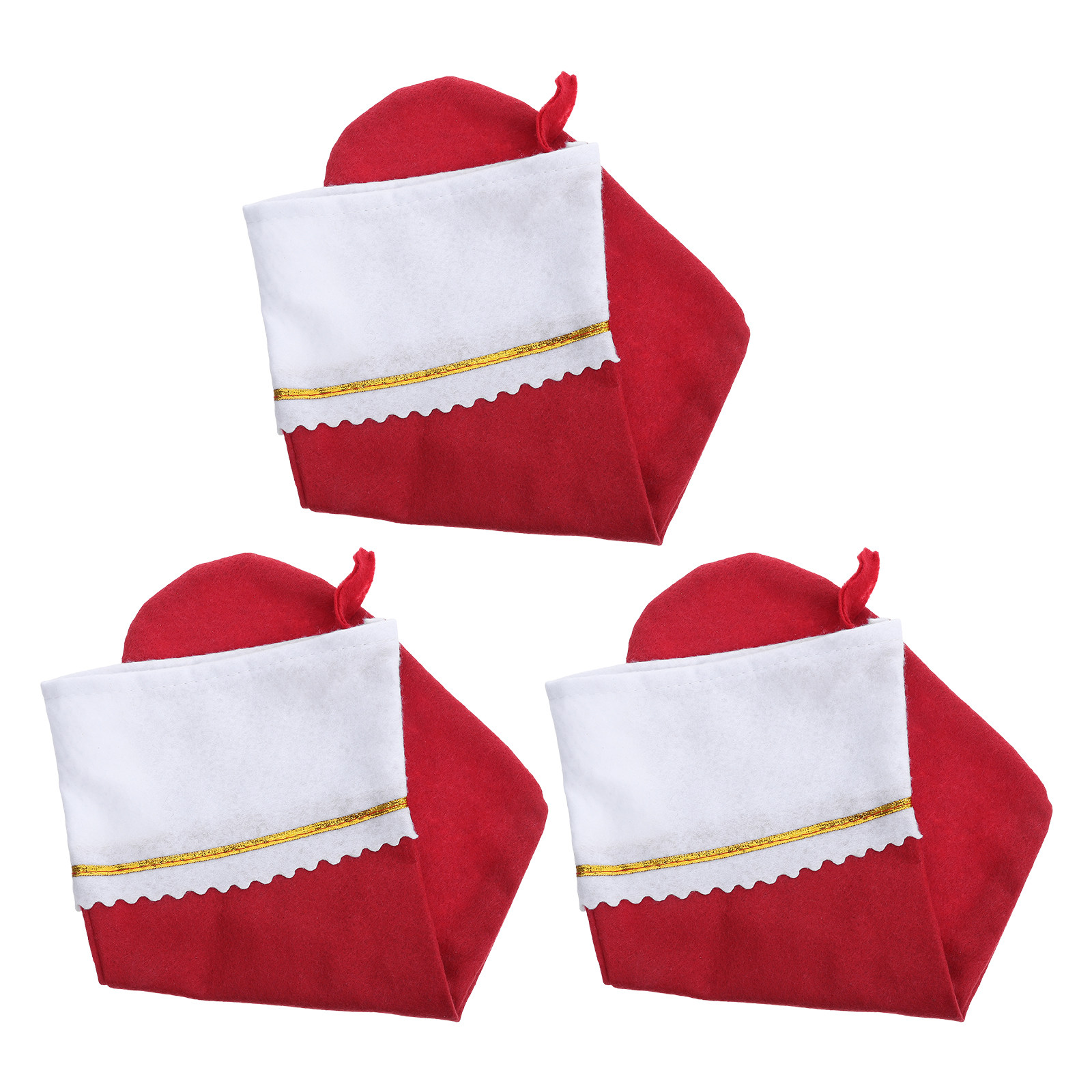 3Pcs Large Red and White Felt  - огляд і ціна Christmas Stocking Hanging