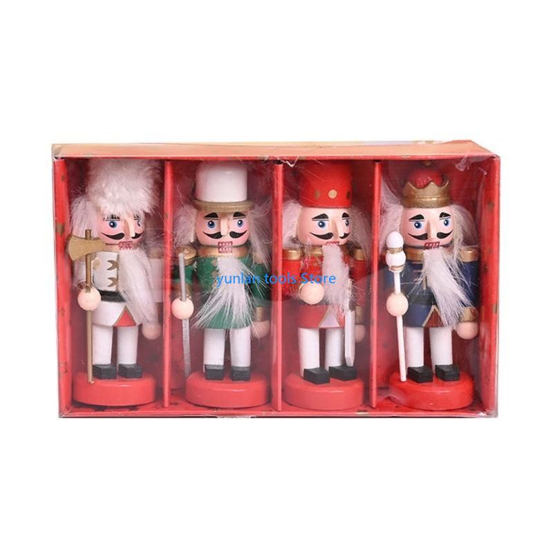 50LB 4Pcs Wooden Nutcracker Ki - огляд і ціна Nutcracker Figurine