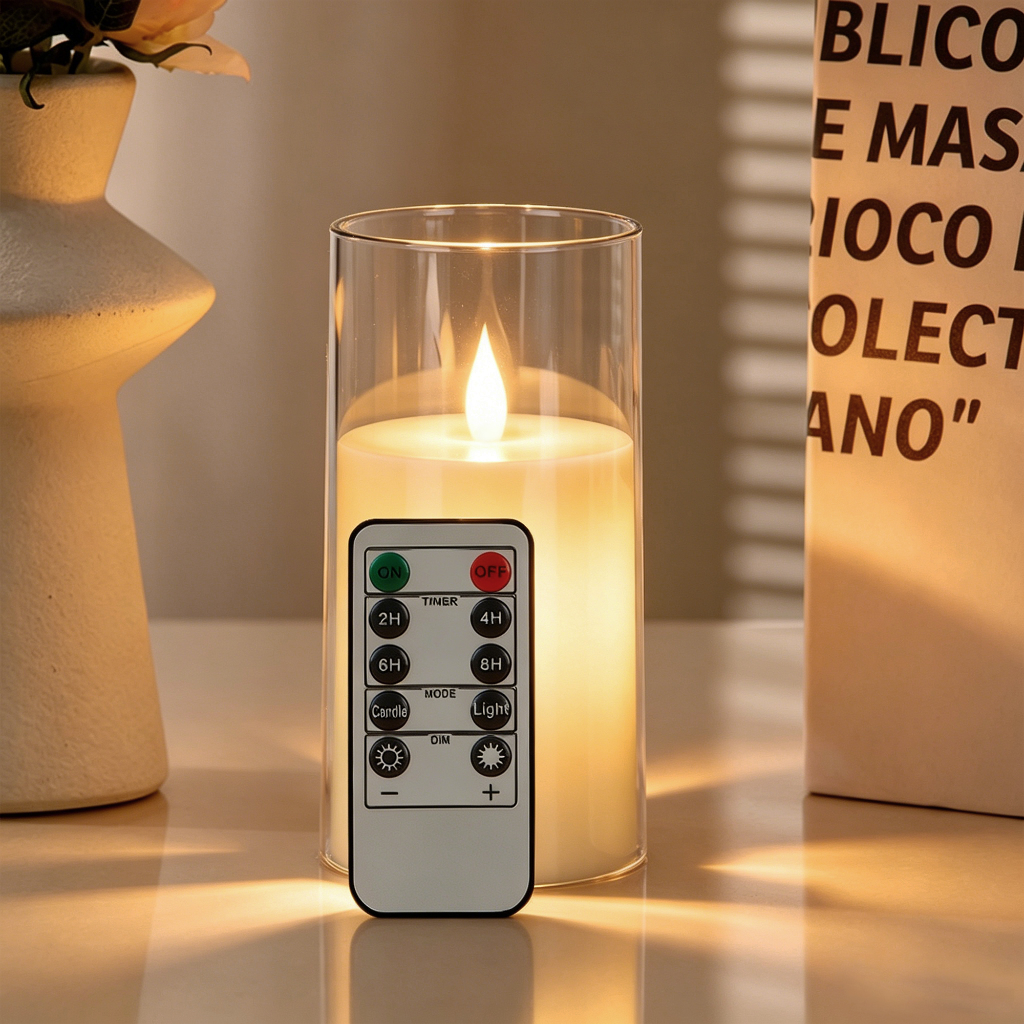 3-Piece LED Flame-Free Candle  - огляд і ціна Holiday Candle Set