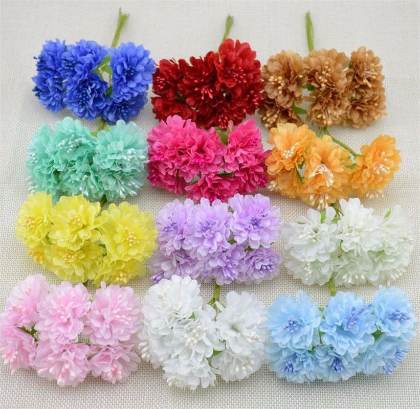 Silk Carnation Artificial Flow - огляд і ціна Christmas Wreath Fake
