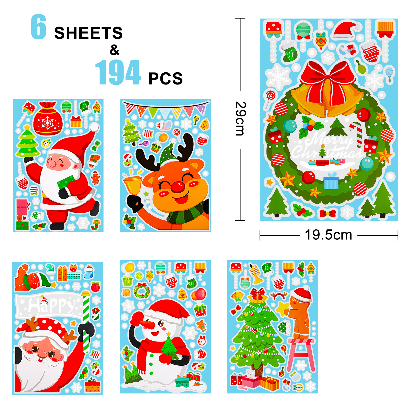 Removable Christmas PVC Static - огляд і ціна Snowflake Window Decal