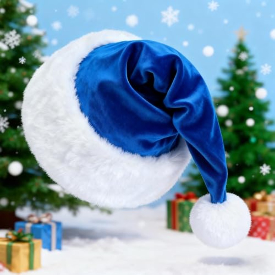Santa Hat for Adults, Plush Xm - огляд і ціна Santa Hat Plush